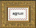 Curses - subversive cross stitch