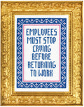 Employees Must Stop Crying Before Returning To Work