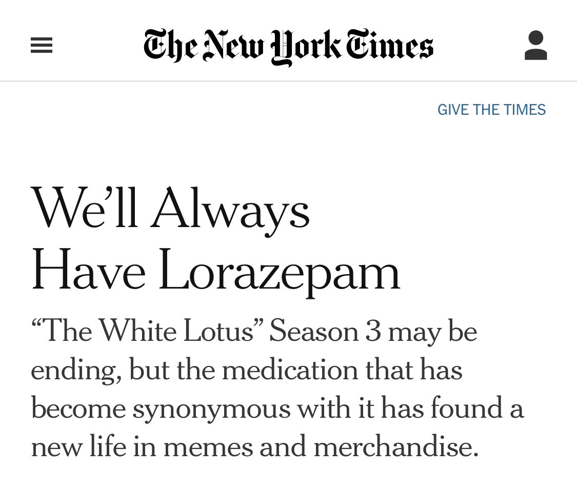 Live, Laugh, Lorazepam by Mr. Stevers